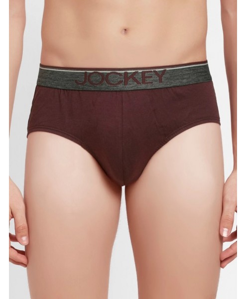 Jockey Square-cut Brief with Exposed Waistband M